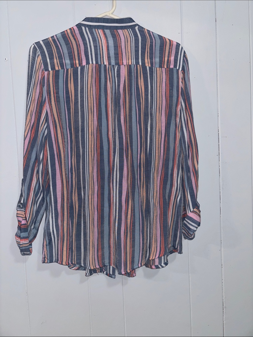 Ruby Rd. Striped Button-Down Shirt - Picture 6 of 7